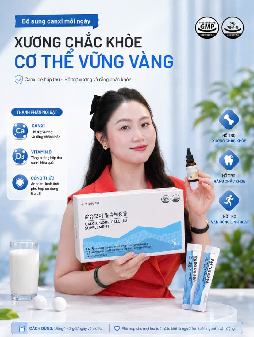 Váng sữa canxi hữu cơ CALCIUMORE (Hàn Quốc) 2